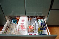 仕切りがあるので種類ごとに分けやすくなります