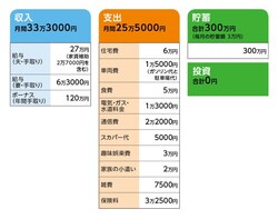 相談者「1114」さんの家計収支データ