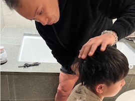 市川團十郎、9歳長男・新之助の“新ヘアスタイル”を公開 ！ 「男らしくなってきた」「いい男！」の声