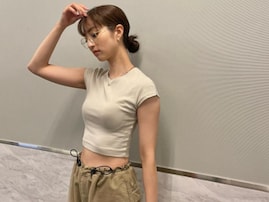 堀田茜、ピチピチTシャツ姿で圧巻スタイル披露！ 「スタイルたまらんなぁ」「涼しそー」