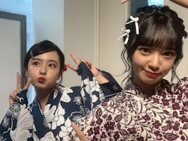 元NMB48山田菜々、妹・山田寿々との浴衣ツーショットを公開！ 「最強姉妹」「かんわいいいい 天使か！」