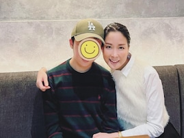 内田恭子、息子との肩組みツーショット公開！ “去年買った”ドジャースのキャップに「すごくない？」