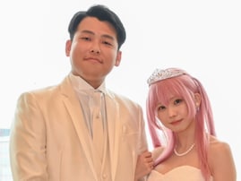 「結婚報告かと思った」えなこ、ウエディングドレス姿で“報告”に驚きの声！ 「めっちゃ焦った！」