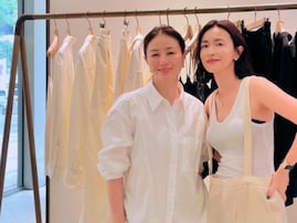 「ナイスバディ」長谷川京子、井川遥とのツーショットでボディライン披露！ 「オジサン達を瞬殺」