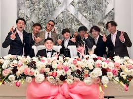 がーどまん、結婚式ショットが話題！ 「MYだけいかつすぎて草」