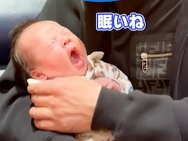 石田安奈、22歳差夫＆生後2カ月息子とのプライベートショット公開！ 「なかなかのビックベイビー」