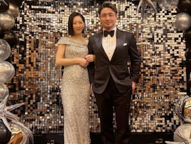 「イケおじすぎてえぐいって」魔裟斗＆矢沢心、ドレスアップした夫婦ショットを披露！ 「美男美女」