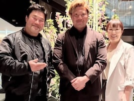 北斗晶、“我が家の息子”＆夫・佐々木健介とのスリーショットを公開！ 「健介さん本当に嬉しそう」