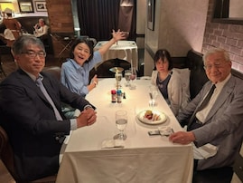 「本当にお若い」高嶋ちさ子、ダウン症の姉＆兄と父の91歳誕生日を祝福！ 「素敵なご家族ですね」