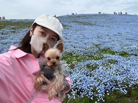 「ピノノワ可愛い」橋本環奈、愛犬とのプライベートショット公開！ 「環奈ちゃんファミリー可愛すぎる」