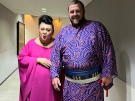 「マツコさんが小柄に」元大関＆マツコのツーショットが話題！ 「二人ともデッカ」「素晴らしい"圧"」