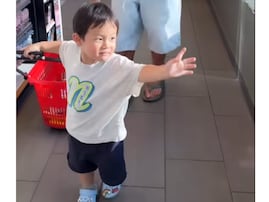 「なんちゅう可愛さ」宮崎麗果、息子の“爆買い”育児あるあるに反響「けじさんとケイリーの攻防面白すぎる」