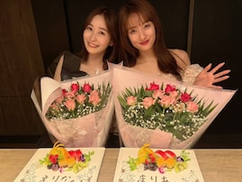 日テレ・岩田絵里奈アナ、「中2からのお友達」の美女タレントと誕生日会！ 「立ち話での2時間笑」