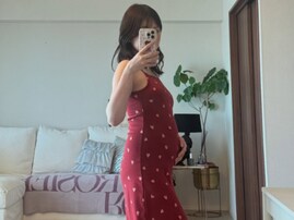 「ママになるなんて！」第1子妊娠の吉田朱里、ぽっこりおなかを公開！ 「嬉しすぎてめっちゃ泣いた」