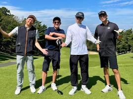 「ダブル中津ーーー！」三浦翔平、生田斗真とのゴルフショット公開「えっっっっっも」「めっちゃ豪華」