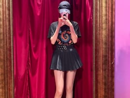 「太ももがスースーする」Cocomi、ミニスカ姿で長過ぎる圧巻美脚を披露！ 「ドキドキしますね」