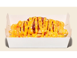 【LINEクーポン】バーガーキング「チリチーズフライ」が今だけ割引価格に！ フレンチフライにソースが絶妙マッチ