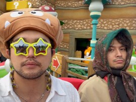 King Gnu・井口＆常田、「虚無シリーズ」再び？ USJで“怪しい”姿を披露「マジで意味がわからんすぎる」