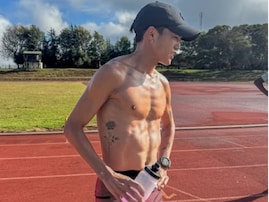 イケメン選手、圧巻の肉体美に驚きの声「こんなに入れ墨の似合うマラソン選手いない」「筋肉質だとはびっくり」