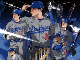 「右上にいるの、、、なに？？？」MLBのイラストに出現、謎の物体に注目集まる「佐々木朗希だろ」