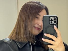 矢田亜希子、散髪後の最新ショット＆デニムの圧巻スタイル公開「超カッコイイ」「ものすごく似合ってます」