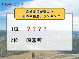 【2025年版】宮崎県民が選んだ「街の幸福度（自治体）」ランキング！ 2位「国富町」を抑えた1位は？