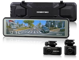 【Amazonベストセラー1位】コムテック「ミラー型ドライブレコーダー」なら夜間でもしっかり記録