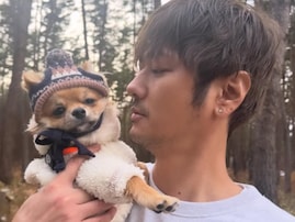 速水もこみち、妻・平山あや42歳の誕生日を愛犬と共に祝福！ 「パパがイケメンだからうらやましい！」