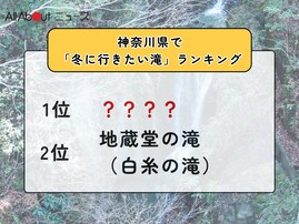 千葉県で「冬に行きたい滝」ランキング！ 2位「地蔵堂の滝（白糸の滝）」、1位は？ 【2026年調査】
