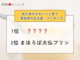 見た目がかわいいと思う「奈良県のお土産」ランキング！ 2位「まほろば大仏プリン」、1位は？【2026年調査】