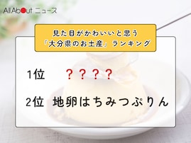 見た目がかわいいと思う「大分県のお土産」ランキング！ 2位「地卵はちみつぷりん」、1位は？【2026年調査】