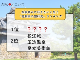 長期休みに行きたいと思う「島根県の旅行先」ランキング！ 同率2位「松江城」「玉造温泉」「足立美術館」、1位は？