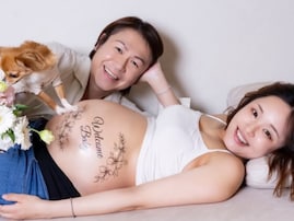 「もうすぐだぁ！！！」城咲仁、美人妻のマタニティフォト公開！ 愛犬の姿も「素敵なフォト」「最高」