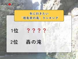冬に行きたい「徳島県の滝」ランキング！ 2位「轟の滝」を抑えた1位は？【2026年調査】
