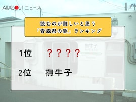 読むのが難しいと思う「青森県の駅」ランキング！ 2位「撫牛子」を抑えた1位は？【2026年調査】
