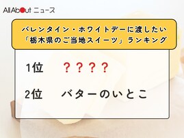 バレンタイン・ホワイトデーに渡したい「栃木県のご当地スイーツ」ランキング！ 2位「バターのいとこ」を抑えた1位は？【2026年調査】