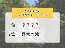 冬に行きたい「兵庫県の滝」ランキング！ 2位「昇竜の滝」を抑えた1位は？【2026年調査】