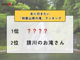 冬に行きたい「和歌山県の滝」ランキング！ 2位「請川のお滝さん」を抑えた1位は？【2026年調査】