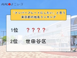 「ナンバープレートにしたい」と思う東京都の地名ランキング！ 2位「世田谷区」を抑えた1位は？【2026年調査】