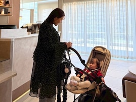 「最近はお腹が大きくて」第2子妊娠中の西野未姫、ベビーカーでのお出かけショットに「さすがアイドル」の声