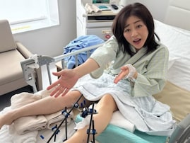 「えー何してんの！」松本明子、骨折を報告。約1カ月入院へ「大変なこと」「大丈夫ですか？痛々しいですね」