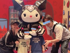 「最高ですね」矢口真里、家族でサンリオピューロランドへ！ 「めちゃめちゃ幸せそうなショット」