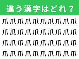 【漢字間違い探しクイズ】1分以内で挑戦しよう！ 「爪」の中にある別の漢字は？