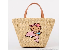 【付録】日焼けしたハローキティがかわいい「HELLO KITTY かごバッグ」が付いてくる！ 『HELLO KITTY かごバッグBOOK pink dolphin ver.』が6月25日発売