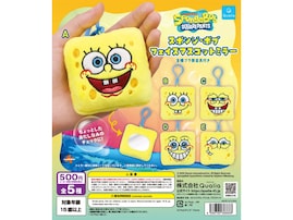 スポンジ・ボブのさまざまな表情がかわいい！ 2026年7月発売「スポンジ・ボブ フェイスマスコットミラー」全5種が見逃せない【最新ガチャ情報】