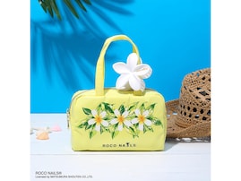 ヒョウ柄とプルメリアが絶妙にマッチ！『ROCO NAILS SPECIAL POUCH & HAIR CLIP BOOK』の付録「ポーチ＆ヘアクリップ」が気になりすぎる