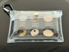 【キャンドゥ】「ポーチ入コインホルダー」はホルダーとポーチがセットに！ 小銭の整理から防災対策まで◎