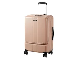 荷物が増えても安心の容量拡張機能。エースのスーツケースは旅や出張をどこまでも快適にするデザインもおしゃれな1台