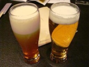 乾杯時はビールでも、2杯目はカロリー1/2のお酒をチョイス