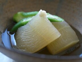 オクラがやわらか!冬瓜の含め煮 style= オクラがやわらか!冬瓜の含め煮